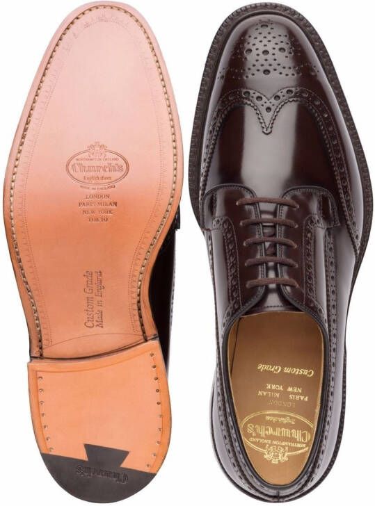 Church's Grafton 173 gepolijste derby brogues Bruin