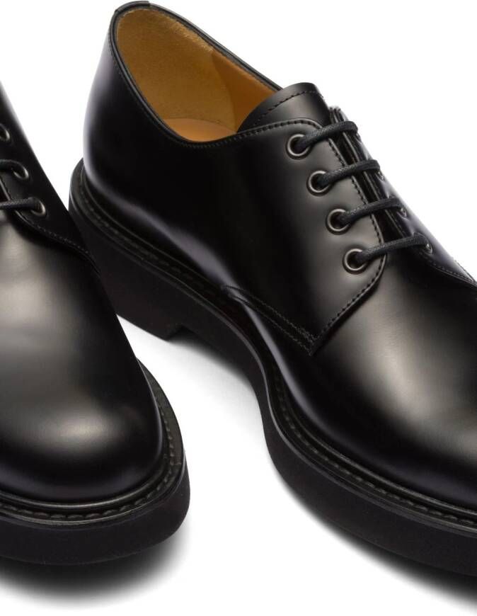 Church's Leren derby schoenen Zwart