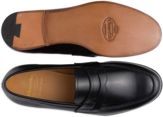 Church's Heswall 2 leren loafers Zwart