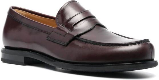 Church's Leren loafers Rood