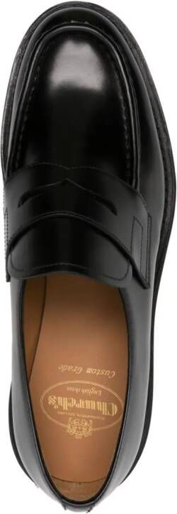 Church's Leren loafers Zwart