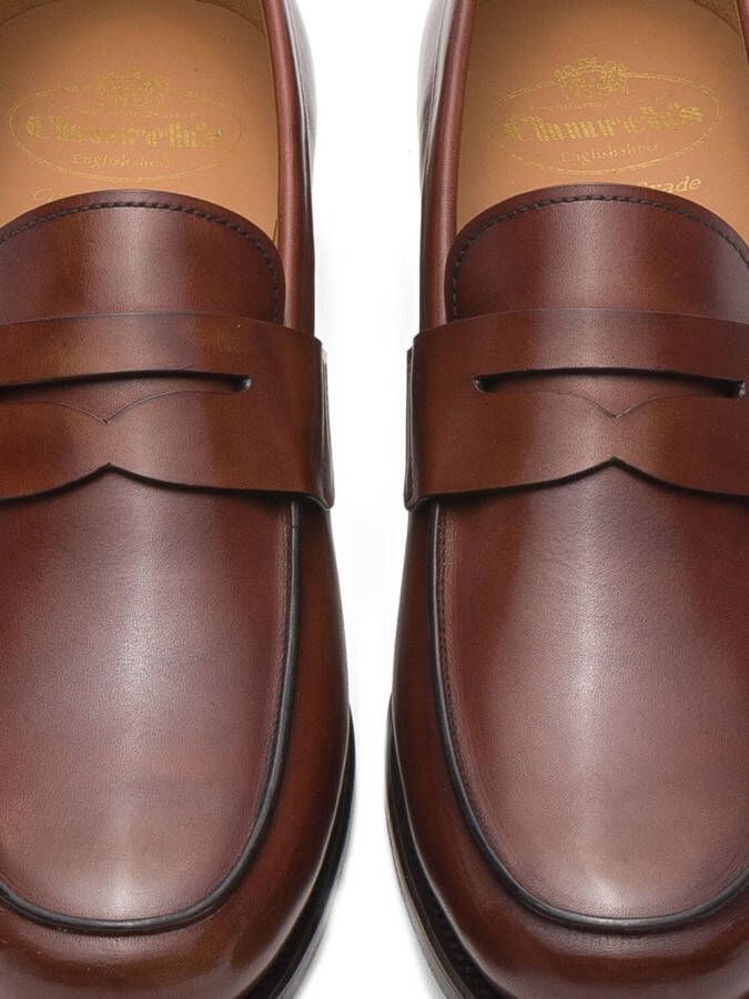 Church's Milford leren loafers Bruin