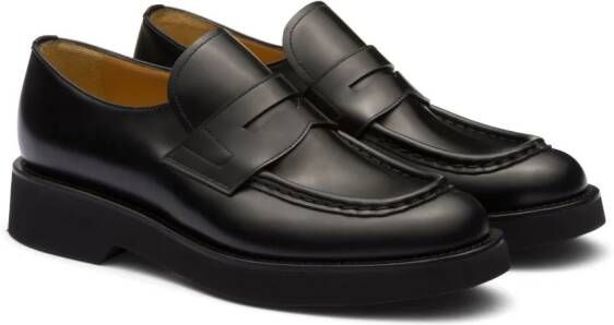 Church's Leren loafers Zwart