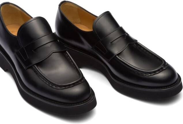 Church's Leren loafers Zwart