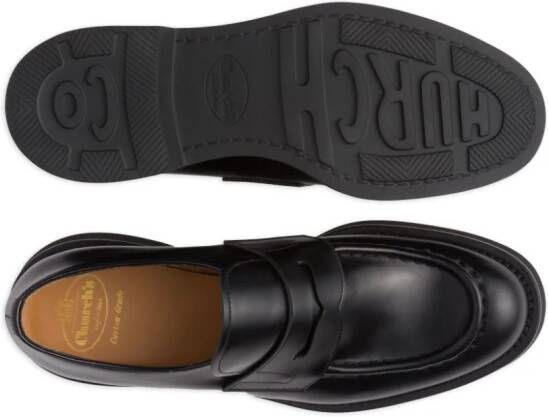 Church's Leren loafers Zwart