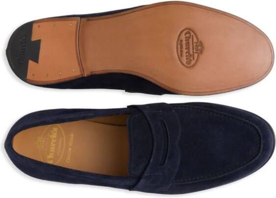 Church's Pembrey suède loafers Blauw