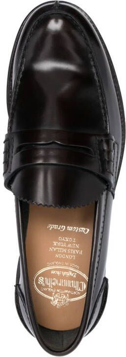 Church's Leren loafers Bruin