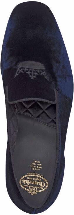 Church's Sovereign 2 Crown fluwelen loafers Blauw