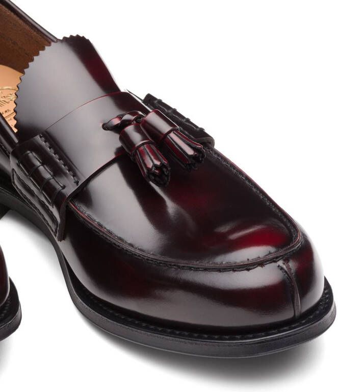 Church's Tiverton R Bookbinder loafers met kwastje Rood