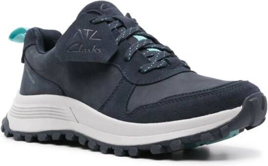 Clarks ATL Trek Free WP nubuck sneakers Blauw