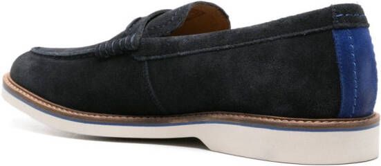 Clarks Atticus LTSlip suède loafers Blauw