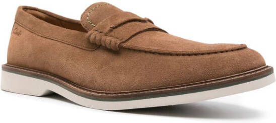 Clarks Atticus LTS suède loafers Bruin