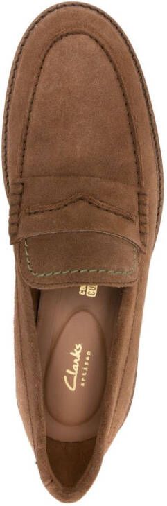 Clarks Atticus LTS suède loafers Bruin