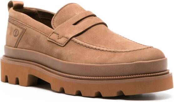 Clarks Badell Step leren loafers Bruin