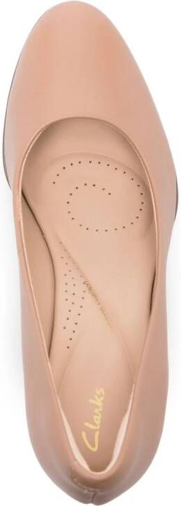 Clarks Freva leren pumps Roze