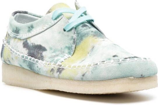 Clarks Low-top sneakers Blauw