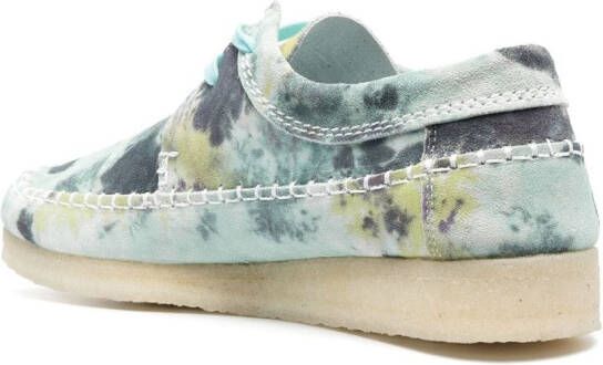 Clarks Low-top sneakers Blauw