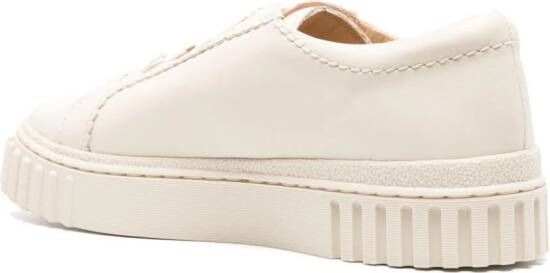 Clarks Mayhill Walk leren sneakers Beige