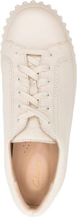 Clarks Mayhill Walk leren sneakers Beige