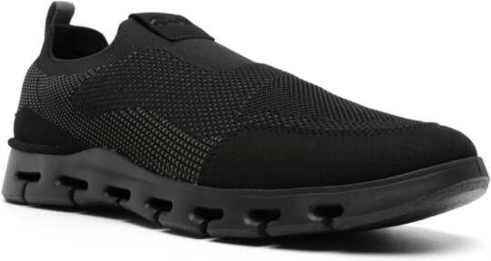 Clarks Nature X Ease slip-on sneakers Zwart