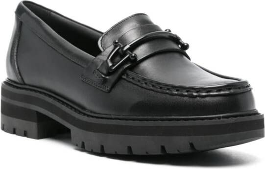 Clarks Orianna Bit leren loafers Zwart