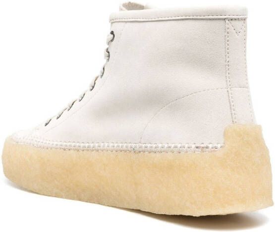 Clarks Originals Caravan Mid enkellaarzen Beige