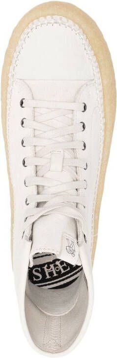 Clarks Originals Caravan Mid enkellaarzen Beige