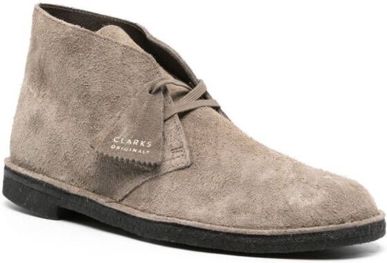 Clarks Originals Suède desert boots Grijs