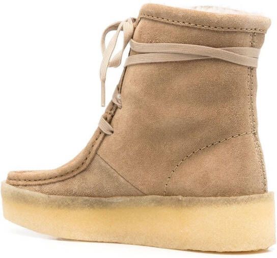 Clarks Originals Enkellaarzen met veters Beige