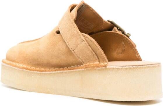 Clarks Originals Klompen met plateauzool Bruin