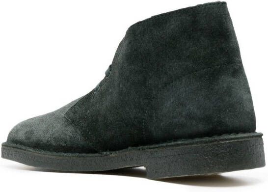 Clarks Originals Suède veterlaarzen Groen