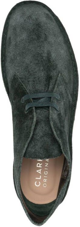Clarks Originals Suède veterlaarzen Groen