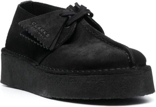 Clarks Originals Leren sneakers Zwart