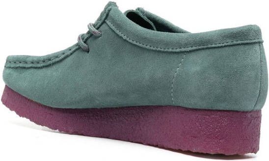 Clarks Originals Loafers met colourblocking Groen