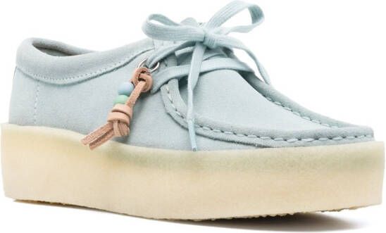 Clarks Originals Suède loafers Blauw
