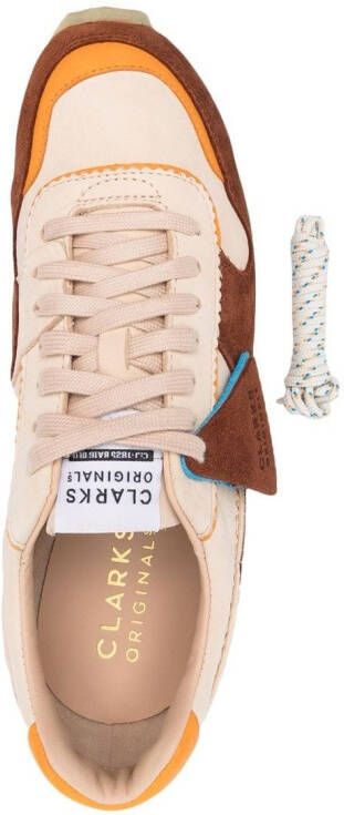 Clarks Originals Sneakers met colourblocking Beige
