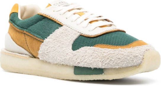 Clarks Originals Sneakers met colourblocking Bruin