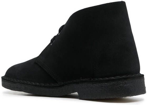 Clarks Originals Suède desert boots Zwart