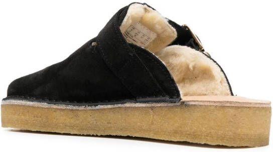 Clarks Originals Trek leren muiltjes Zwart