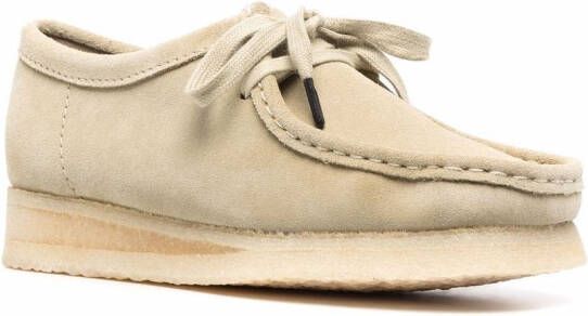 Clarks Originals Veterschoenen met plateauzool Beige