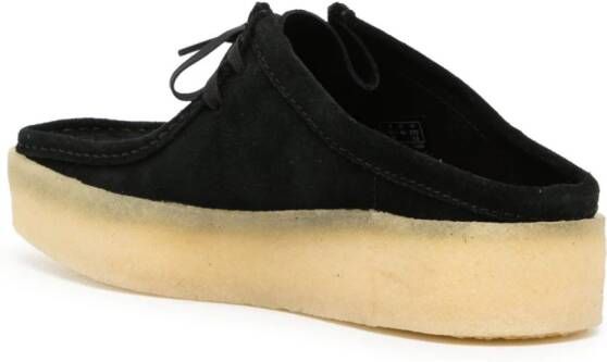 Clarks Originals Wallabee Cup suède loafers Zwart