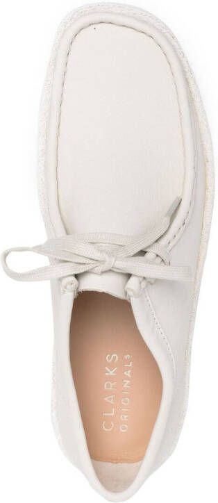 Clarks Originals Wallabee leren schoenen Wit