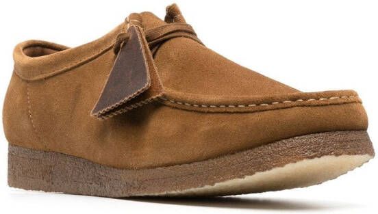 Clarks Originals Wallabee suède loafers Bruin