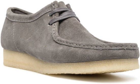 Clarks Originals Wallabee suède loafers Grijs