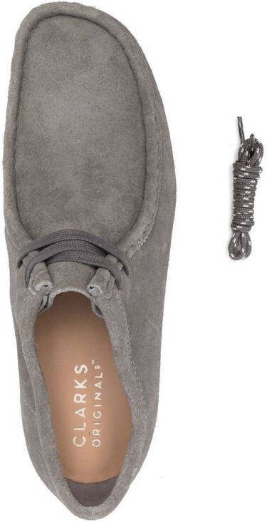 Clarks Originals Wallabee suède loafers Grijs