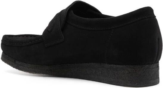 Clarks Originals Wallabee suède loafers Zwart