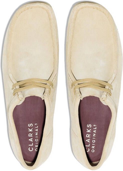 Clarks Originals Wallabee suède veterschoenen Beige