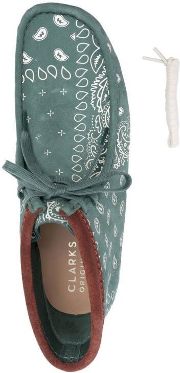 Clarks Originals Wallabee veterlaarzen Groen