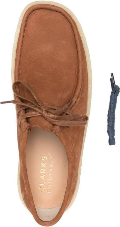 Clarks Originals Wallabee veterschoenen Bruin