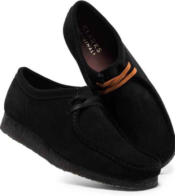 Clarks Originals Wallabee veterschoenen Zwart